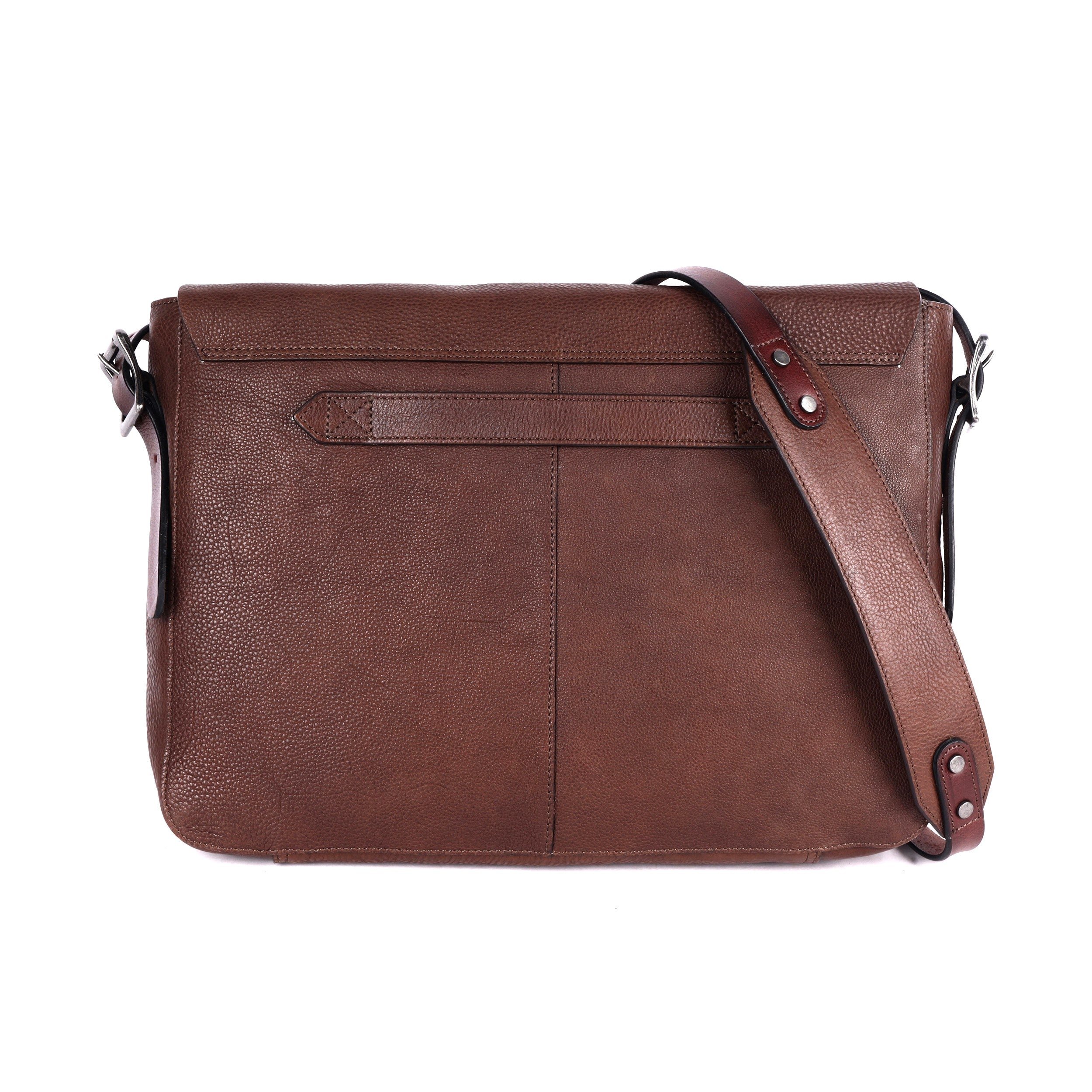 Leather Satchel - Stanley, Brown