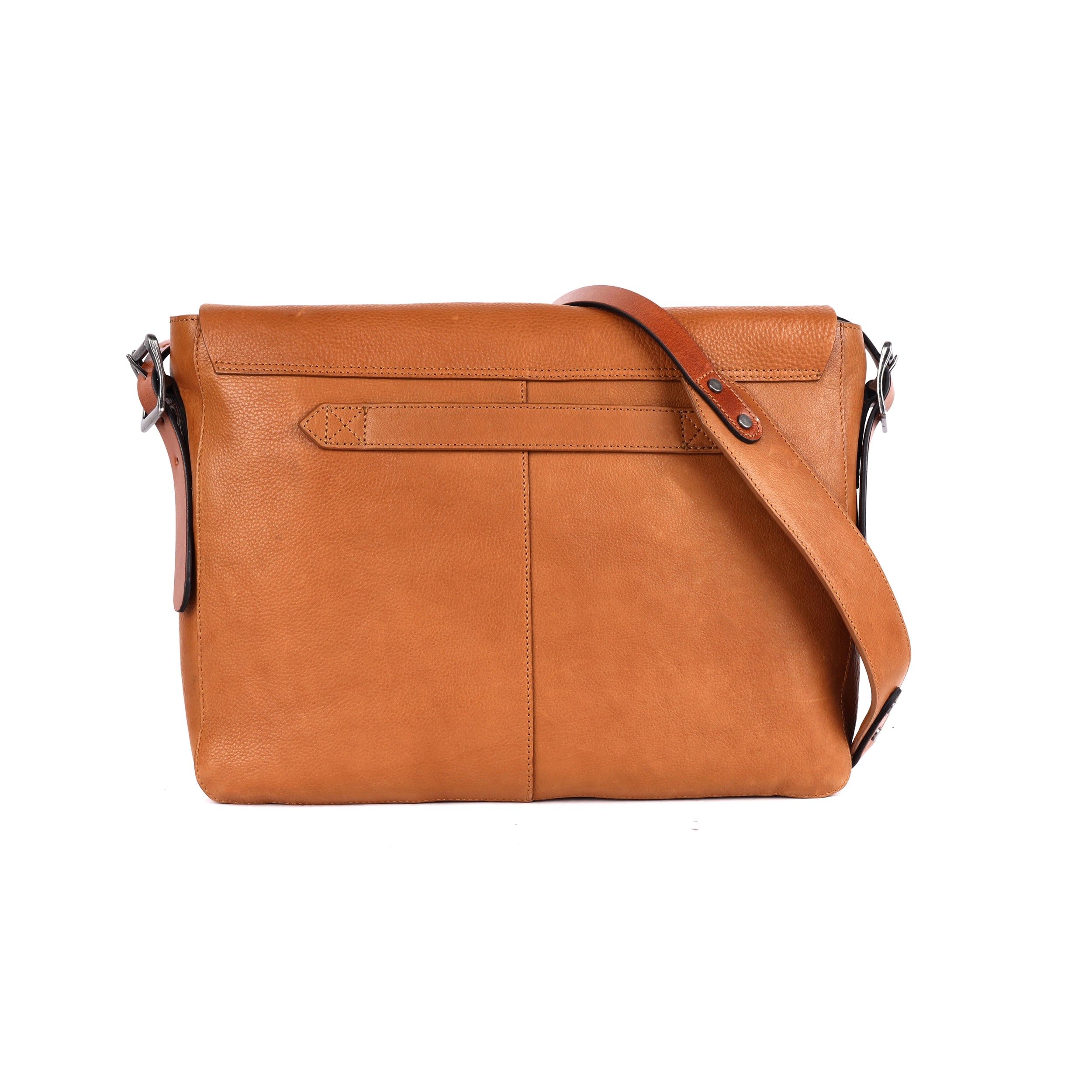 Leather Satchel - Stanley, Tan