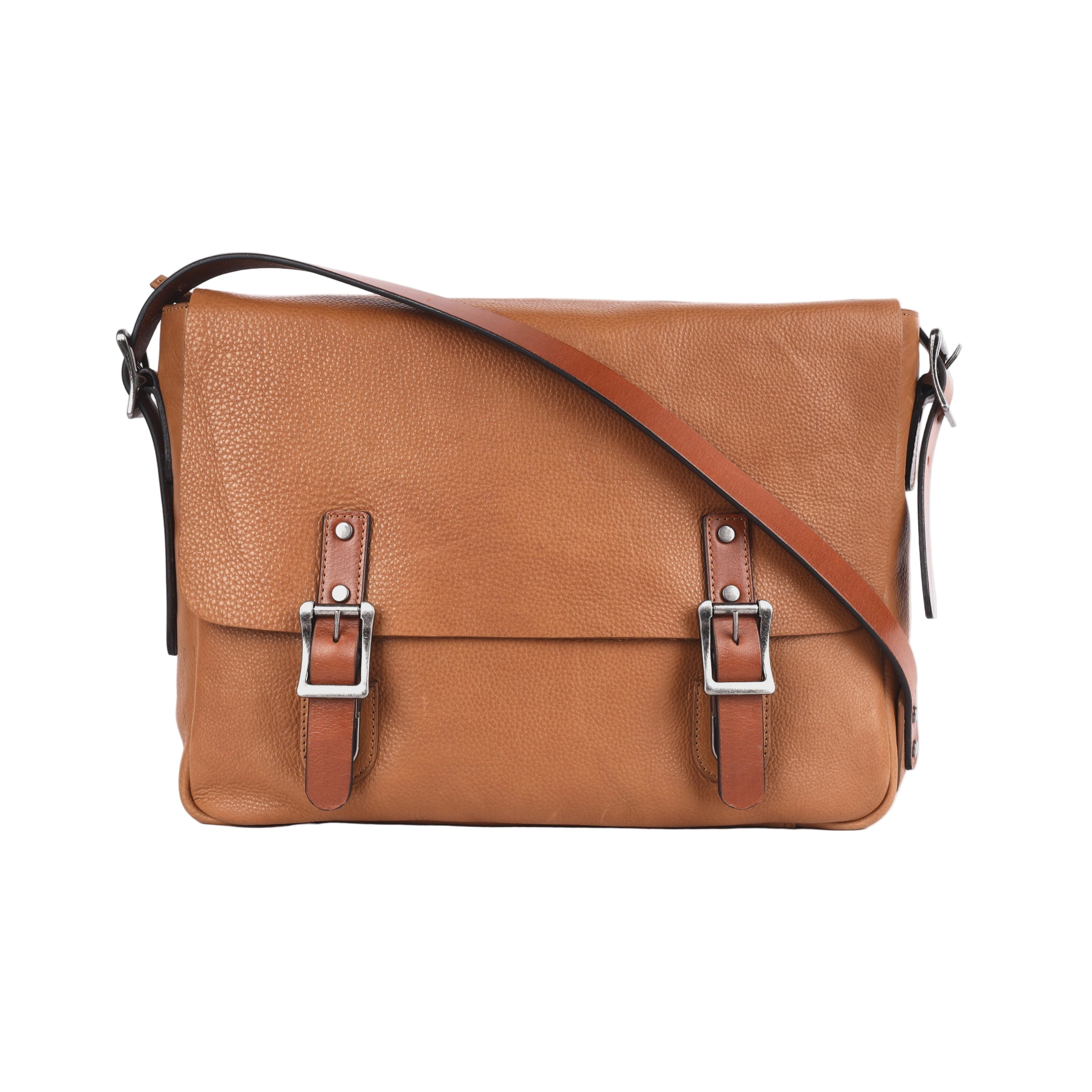 Leather Satchel - Stanley, Tan