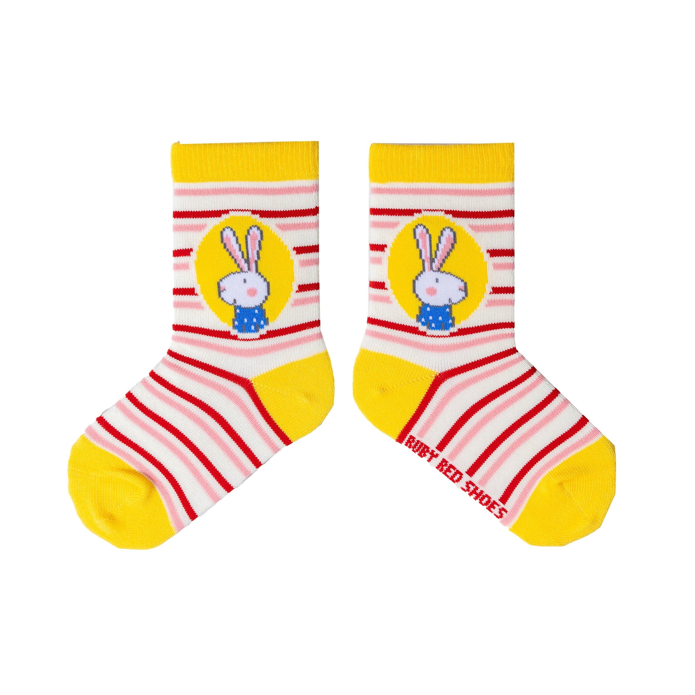 Ruby Red Shoes Socks (2-4 Years) - Ruby Loves Stripes