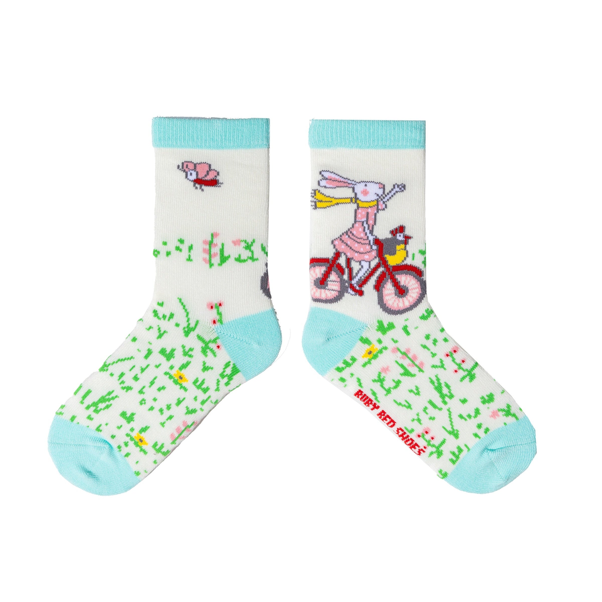 Ruby Red Shoes Socks (4-6 Years) - Ruby Loves Adventures