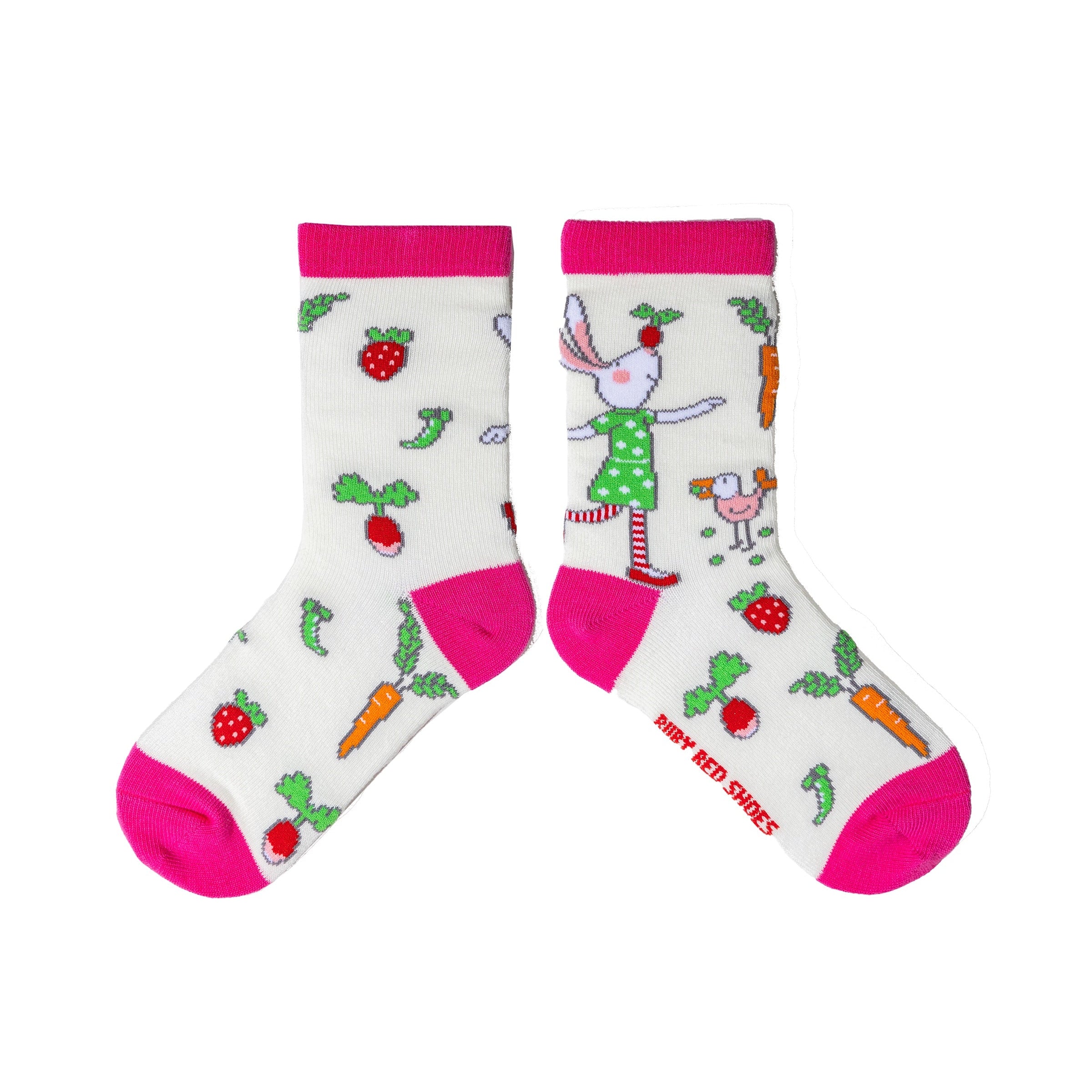 Ruby Red Shoes Socks (4-6 Years) - Ruby's Vegetable Garden