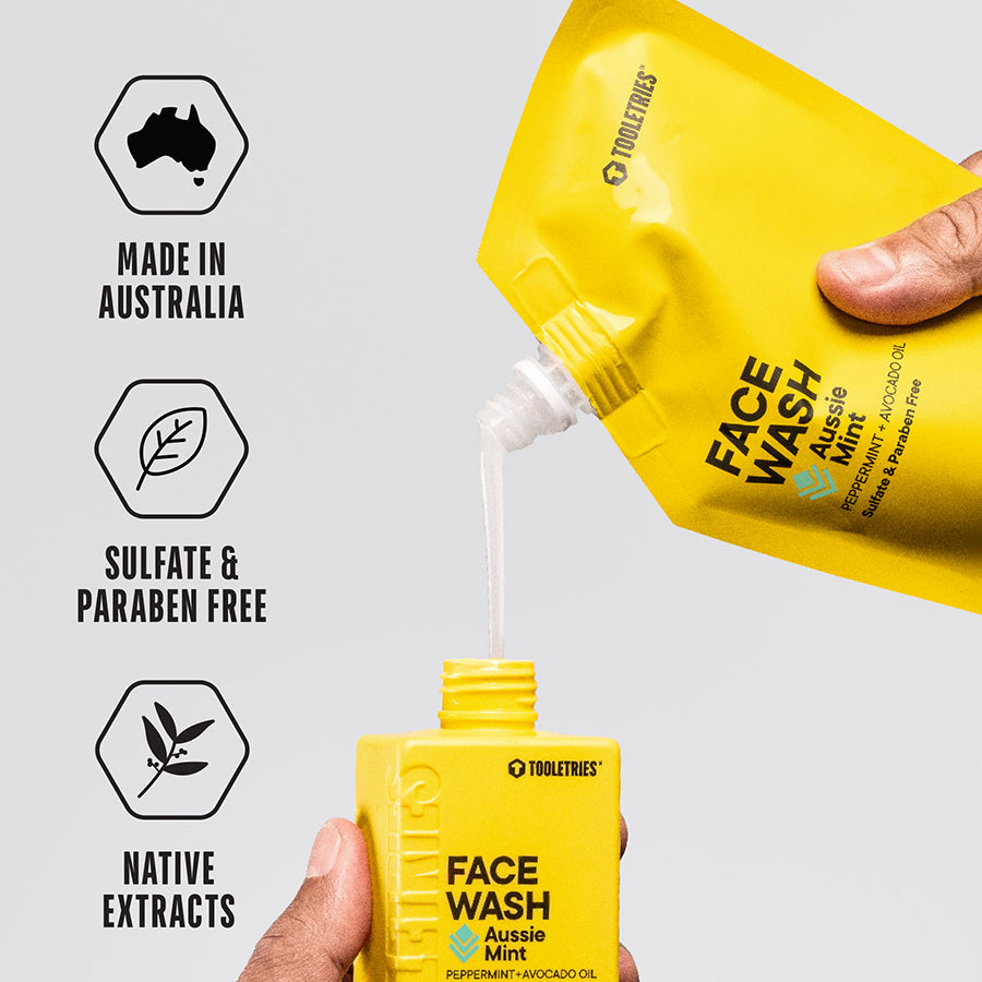 Face Wash 1L Refill - Aussie Mint
