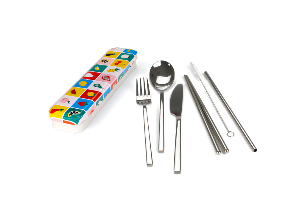 Carry Your Cutlery - Retro Fruits