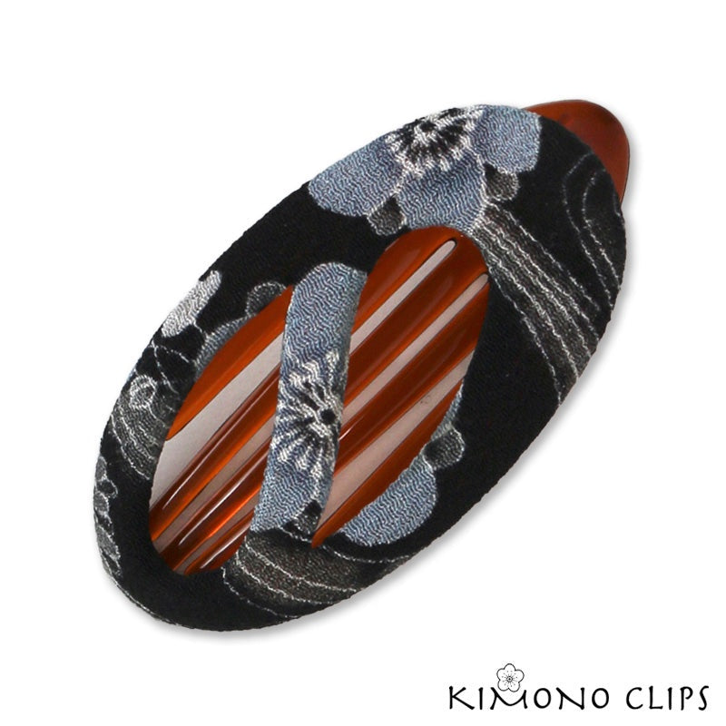 Oval Swirl Hair Clip - Small