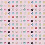Modal Silk Scarf - Pale Pink Circles