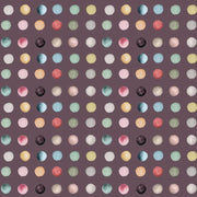Modal Silk Scarf - Chocolate Circles