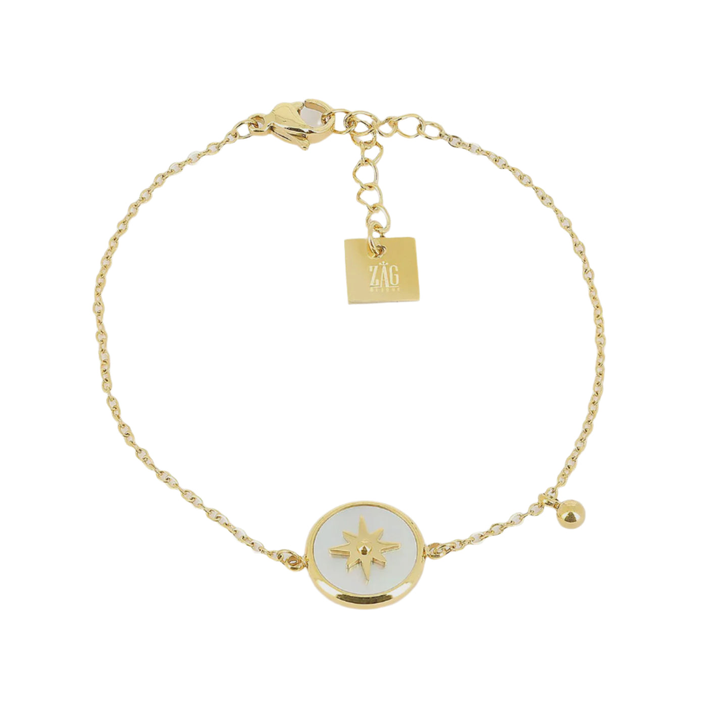 Zag Bracelet - Sun, Mother of Pearl