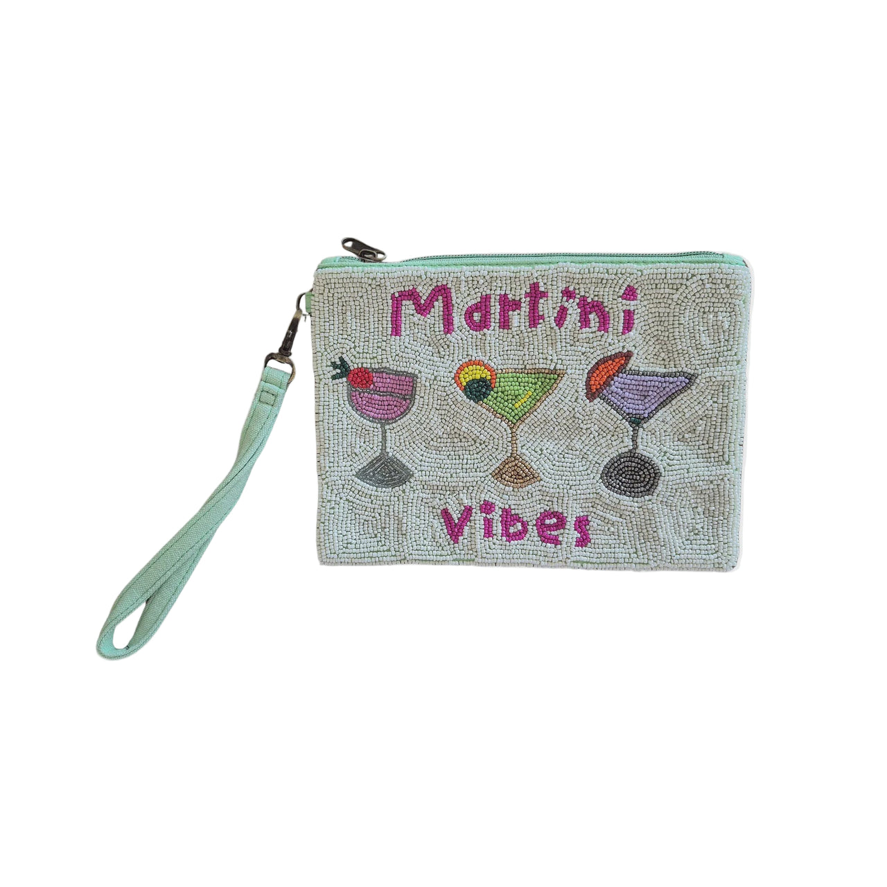 Beaded Pouch - Martini Vibes