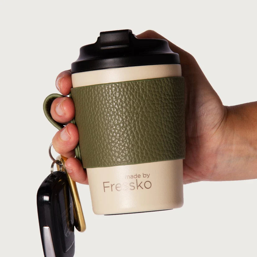 Camino & Grande Leather Sleeve - Fern