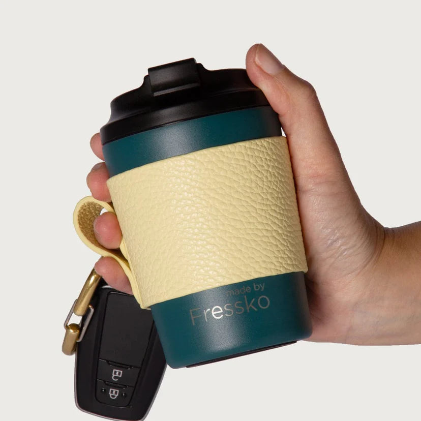 Bino Leather Sleeve - Lemon