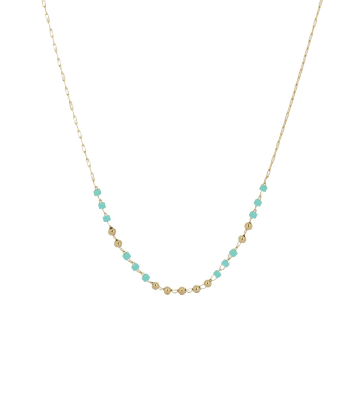 Zag Necklace -  Prudence, Turquoise