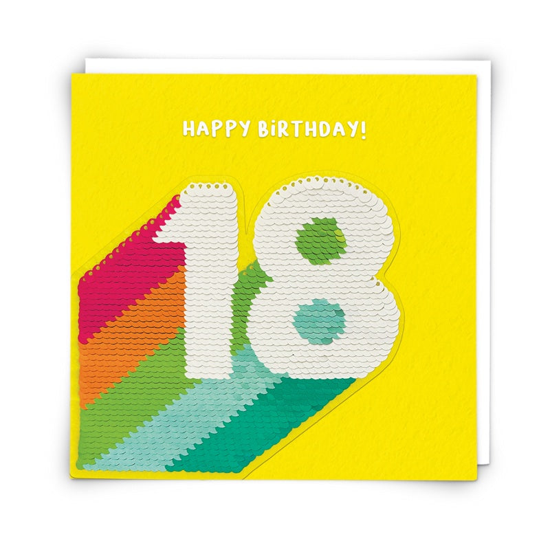 Reusable Sequin Patch Card - Stripe 18