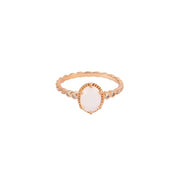 Opal Claw Ring - Rose Gold