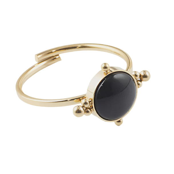 Zag Ring - Salomé, Onyx