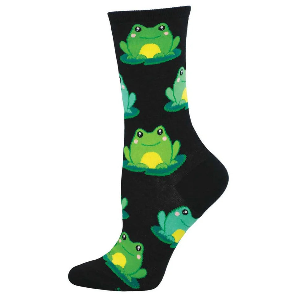 Ladies Socks - Friendly Frogs