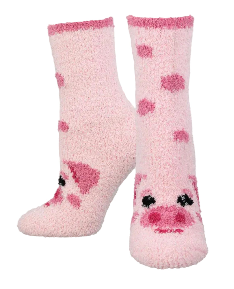 Ladies Cozy Socks - Little Piggy