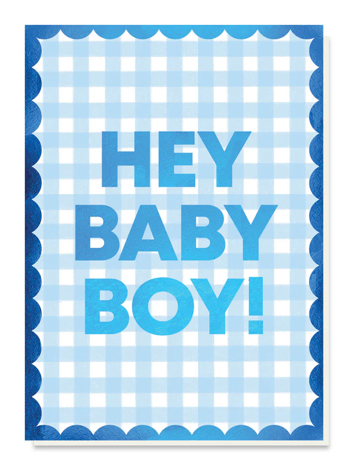 Hey Baby Boy Card