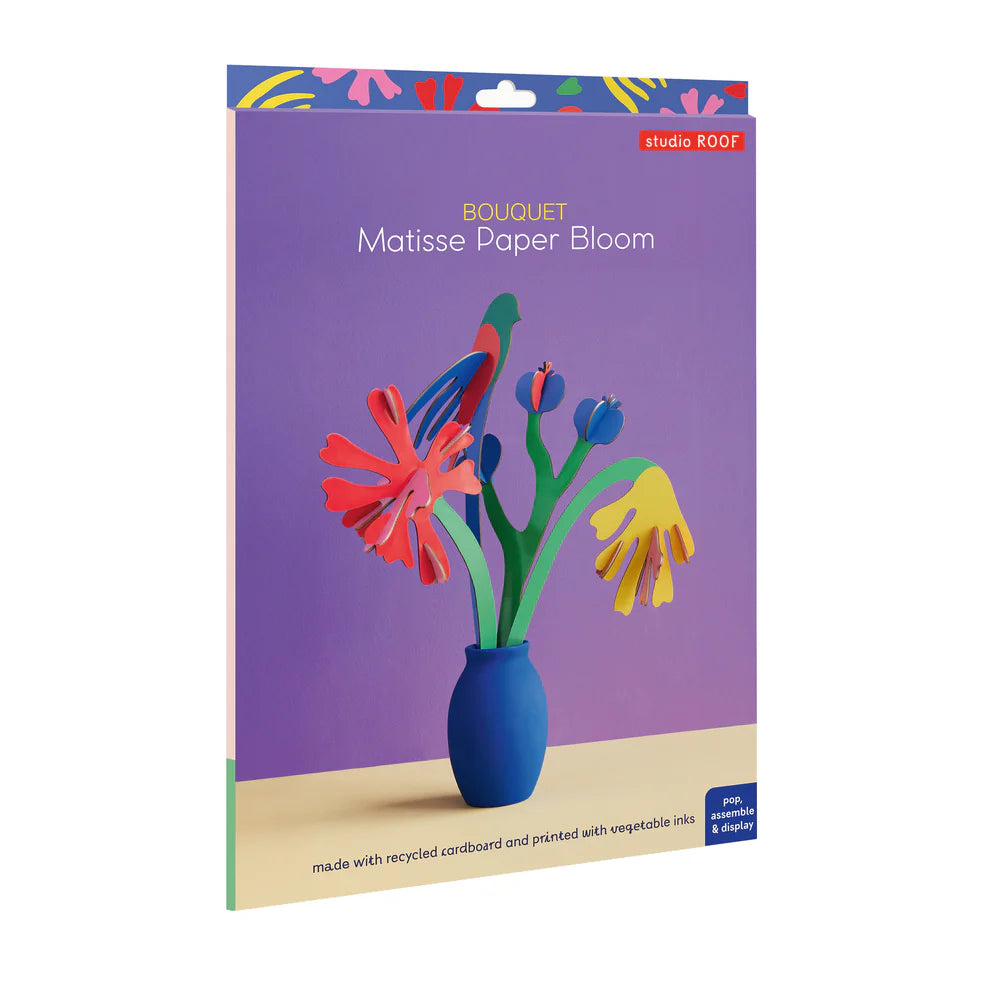 Cardboard Floral Art - Matisse Paper Bloom