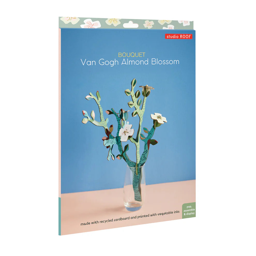 Cardboard Floral Art - Van Gogh Almond Blossom