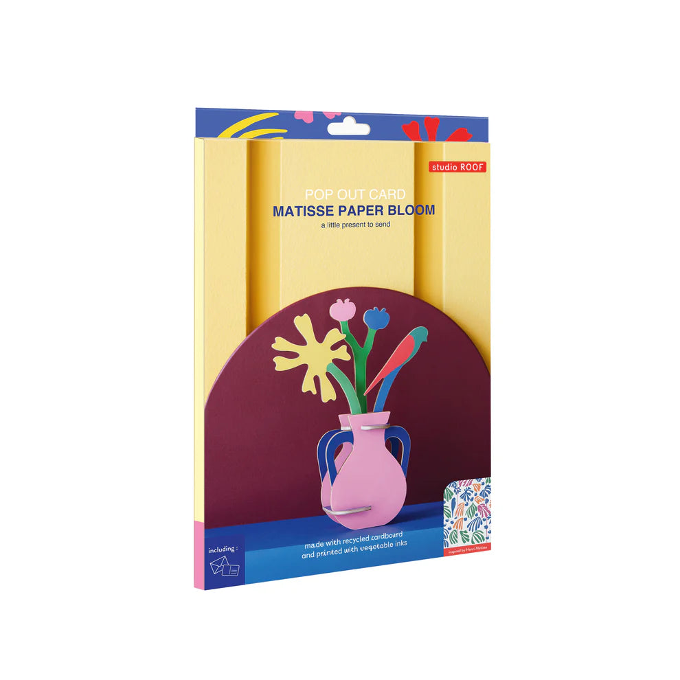 Cardboard Floral Art Small - Matisse Paper Bloom