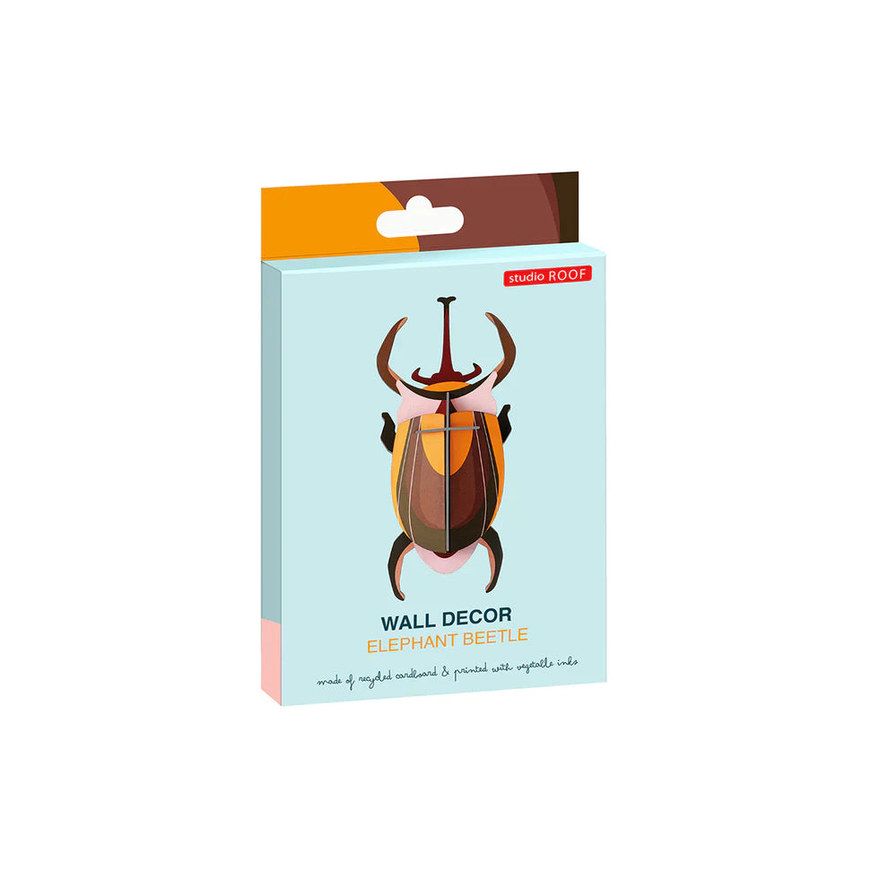 Cardboard Wall Art Small - Elephant Beetle
