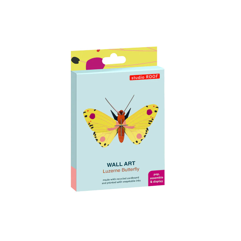 Cardboard Wall Art Small - Luzerne Butterfly