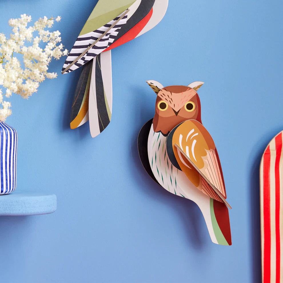 Cardboard Wall Art B6 - Tawny Owl