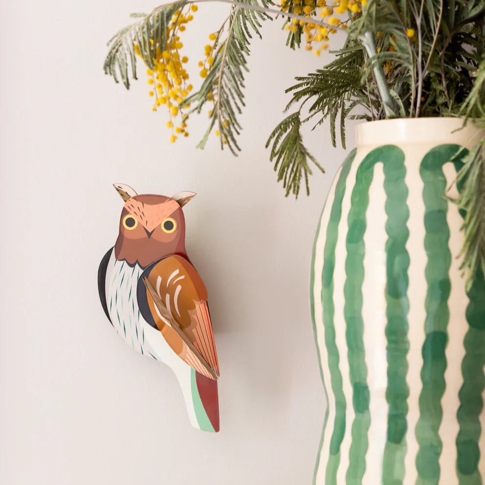 Cardboard Wall Art B6 - Tawny Owl