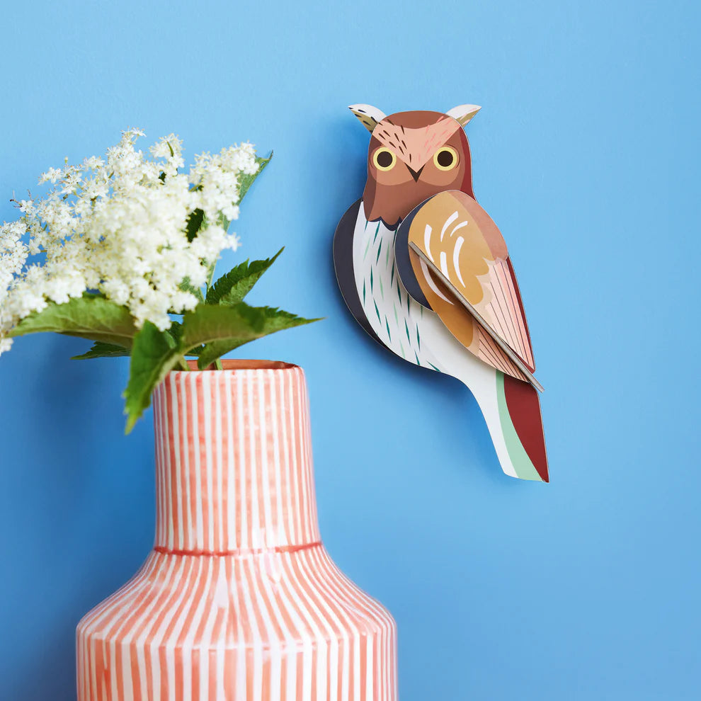 Cardboard Wall Art B6 - Tawny Owl