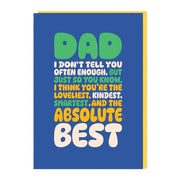 Dad The Best Card