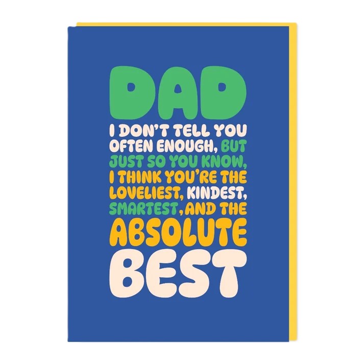 Dad The Best Card