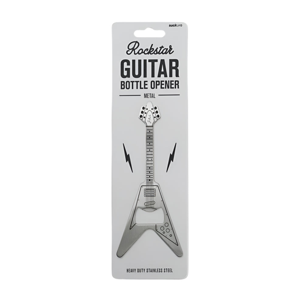 Rockstar Guitar Bottle Opener - Metal