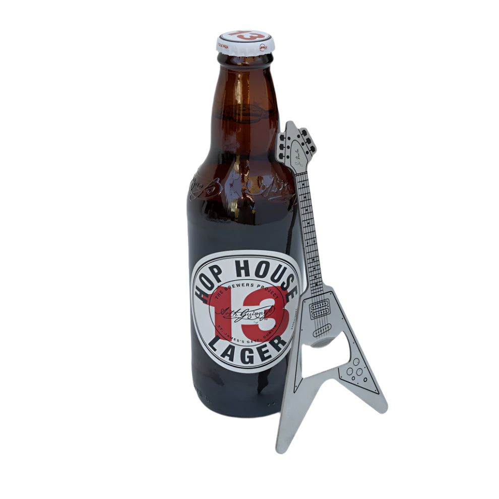 Rockstar Guitar Bottle Opener - Metal