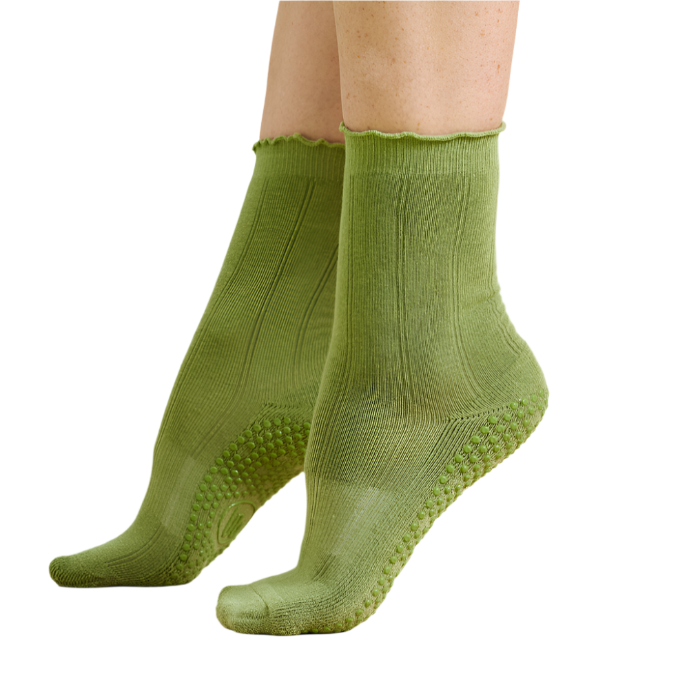 Crew Grip Socks - Sage Frill