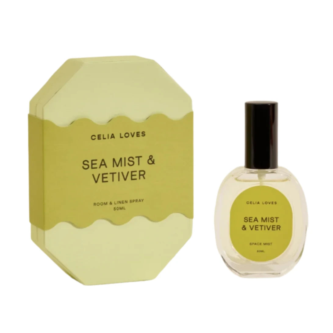 Celia Loves Room Spray - Sea Mist & Vetiver