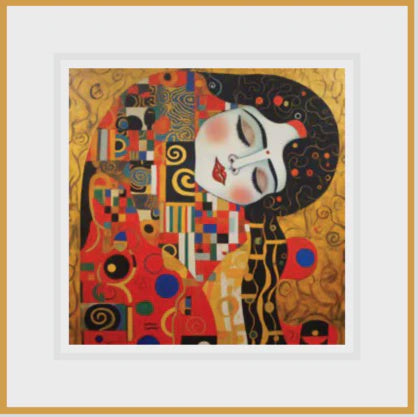 Ikonink Framed Card - Judith in Love