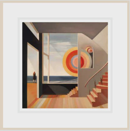 Ikonink Framed Card - Contemplating The Future