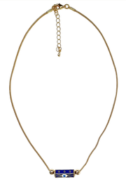 Snake Chain Necklace - Blue Eye