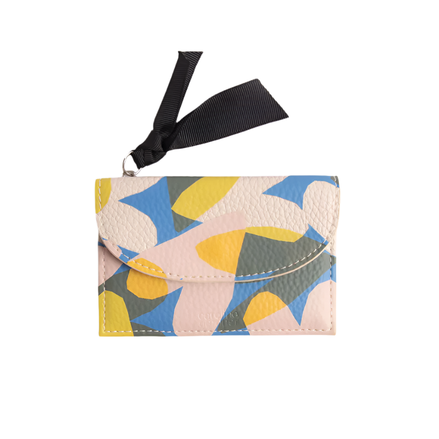 Card Holder Coin Purse - Confetti Hearts