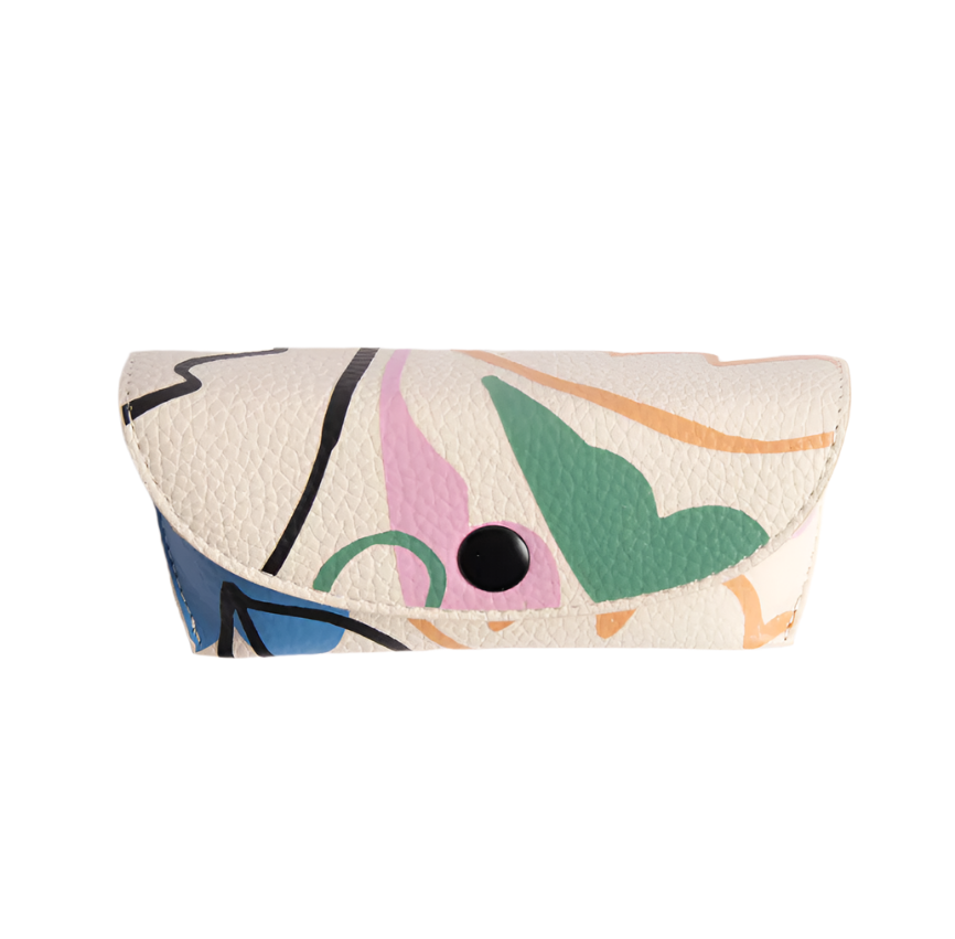CG Flap Glasses Case - Abstract Botanical