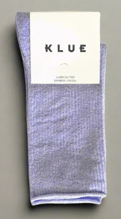 Glitter Lurex Socks - Lilac