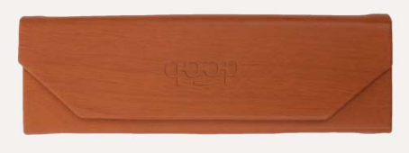 Foldable Glasses Case Slim / D-Wood