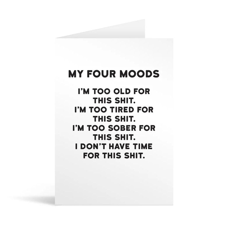 Four Moods Card