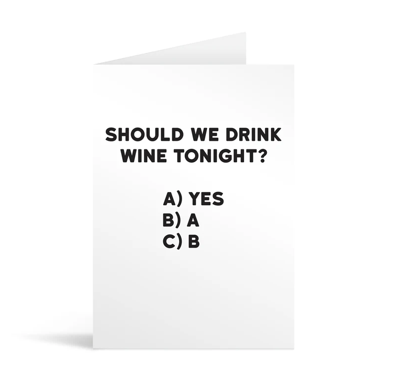 Wine Tonight Card