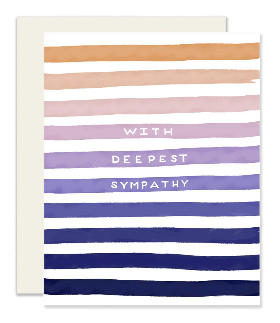 Sympathy Stripes Card