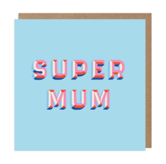 Super Mum Mothers Day Card