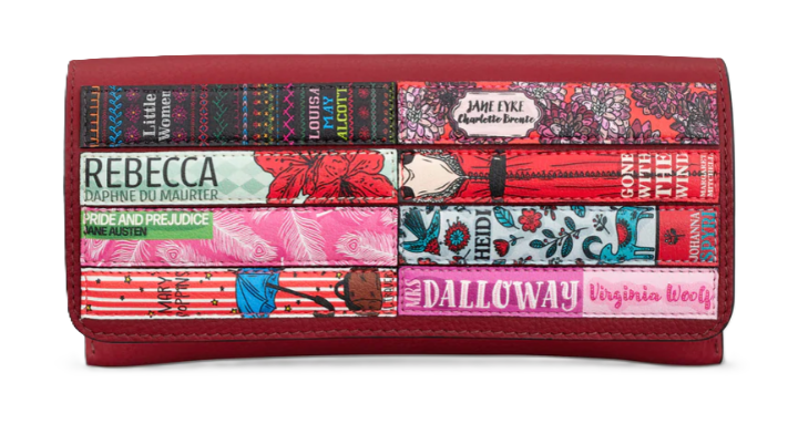 Leather Glasses Case - Bookworm Cherry Red