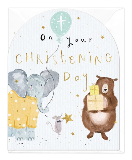 On Your Christening Card