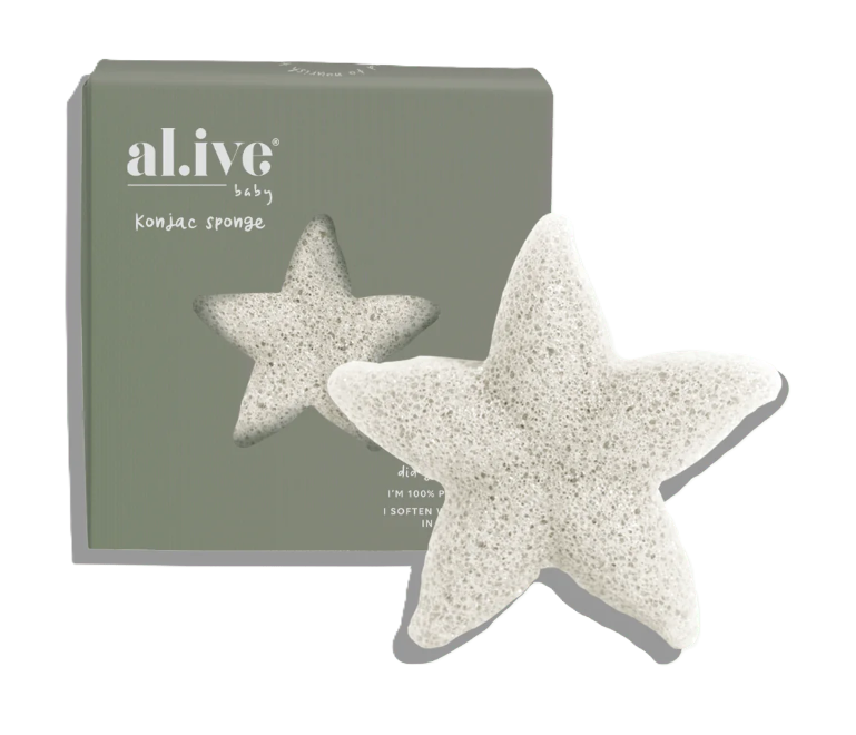 Baby Konjac Sponge - White